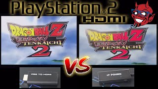 Playstation 2  Pound HDMI Cable Vs PS2 to HDMI Dongle Comparison [upl. by Selden]