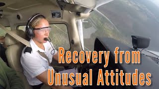 Recovery from Unusual Attitudes  Epic Flight Academy [upl. by Ahsircal]