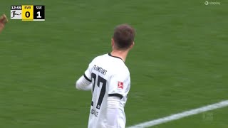 Eintracht frankfurt fans celebrate after Mario Götze goal vs Dortmund 17th March 2024 ⚽⚽⚽ [upl. by Kenway]