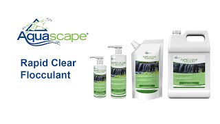 Enjoy a Clear Pond with Aquascape Rapid Clear Flocculant [upl. by Domenico837]