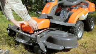 Démonstration dun Rider Husqvarna pour votre jardin  Partie 1 [upl. by Raskin162]