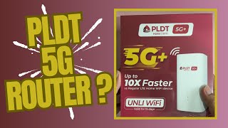 The New PLDT 5G Prepaid Router Unboxing [upl. by Greenleaf]