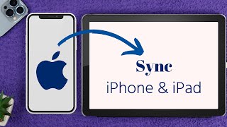 iOS 16 How to Sync iPhone and iPad Photos Videos Contacts and Files [upl. by Newsom]