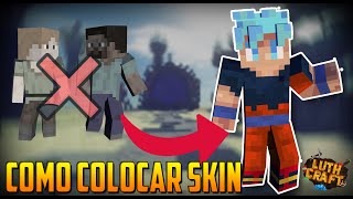 COMO COLOCAR SKIN NO MINECRAFT ORIGINAL  TUTORIAL [upl. by Abeh]