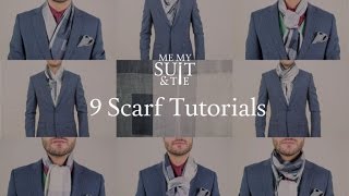 9 Ways to Wrap your Scarf [upl. by Lacee951]