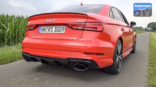 Audi RS3 Sedan 400hp  pure SOUND 60FPS [upl. by Anaujik]