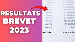 Comment Voir Les Resultats Du Brevet 2023  FACILE [upl. by Lovash14]