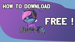 Shimeji Desktop Pet  How to Download amp Use [upl. by Ecinnaj251]