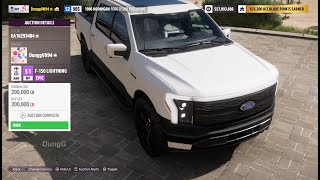 Forza Horizon 5 Auction House Sniping Ford F150 Lightning [upl. by Louls407]