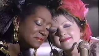 Cyndi Lauper amp Patti Labelle Time After Time 1985 [upl. by Irrab]