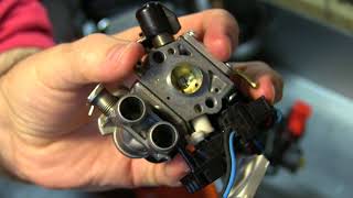 Husqvarna 550xp carburetor installation [upl. by Leribag321]