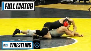 125 LBS 13 Justin Cardani Illinois vs 1 Spencer Lee Iowa  2021 B1G Wrestling [upl. by Notac]