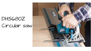 Makita DHS680Z 18V LXT Brushless 165mm Circular Saw ម៉ូទ័រ​ជ្រៀកឈេីប្រេីថ្ម [upl. by Einal943]