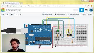 Arduino Drukknop aansluiten [upl. by Albemarle]