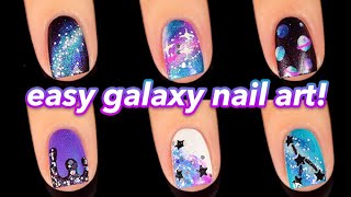 EASY Galaxy Nail Art Designs Tutorial Compilation  KELLI MARISSA [upl. by Lapides]