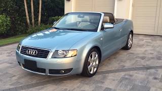 2005 Audi A4 Convertible Review and Test Drive by Bill  Auto Europa Naples [upl. by Gewirtz]