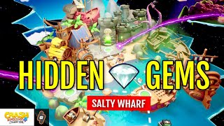 ALL Hidden Gem Locations Salty Wharf  Crash Bandicoot 4 Its About Time [upl. by Stanford]