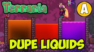 Terraria 1449 Dupe water lava honey EASY 2024  Terraria 1449 Dupe Liquid ANY [upl. by Arta469]