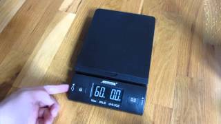 Accuteck Postal Scale  How to Calibrate Digital Shipping Scale [upl. by Glass480]