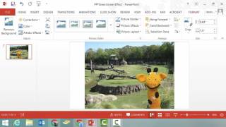 Using PowerPoint with green screen images [upl. by Lanette]