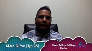 Five Questions with an Entrepreneur 3  Shaun Balfour Holdings [upl. by Aicnerolf]