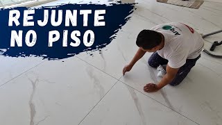 REJUNTE DO PISO PORCELANATO APRENDA A FAZER DA FORMA CORRETA [upl. by Adnerad200]