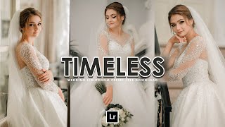 Timeless Wedding Preset  How to Download Lightroom Presets  Mobile Lightroom Tutorial [upl. by Lorene488]