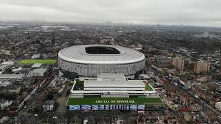 New Tottenham Hotspur FC Stadium in 4K Video Part 1 [upl. by Tomkin]