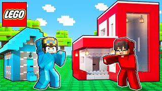 Nico vs Cash LEGO HOUSE Build Challenge [upl. by Anastase]