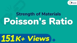 Poissons Ratio  Stress and Strain  Strength of Materials [upl. by Atiloj]