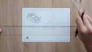 Teknik Resim 43 DERS  Tam Kesit Uygulaması 1 [upl. by Ashti]