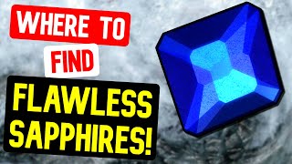 Where To Find FLAWLESS SAPPHIRES  TES V Skyrim [upl. by Iaw]