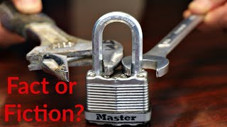 The TRUTH about HOW TO OPEN a LOCK with a NUT wrench master lock [upl. by Iredale]