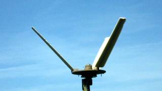 Experimental V rotor vertical axis wind turbine [upl. by Notgnihsaw]