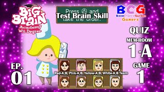 Big Brain Academy Wii Degree EP 01  Brain Quiz  4 Players  1st Mem Room A Game 1 [upl. by Placida]