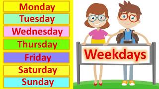 LEARN THE WEEKDAYS [upl. by Aknaib]