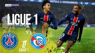 PSG vs Strasbourg  Ligue 1 HIGHLIGHTS  101924  beIN SPORTS USA [upl. by Acinad673]