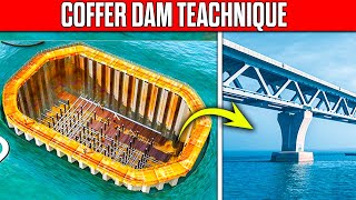 Underwater Cofferdam Construction How Do Engineers Do it [upl. by Tabb54]