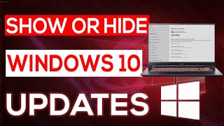 How to Show or Hide Updates Windows 10  Digital Tips [upl. by Berner245]