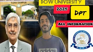 Dow DPT Admission 2025Dow University DPT Admission 2025Dow University admission 2025 [upl. by Kcirdef]