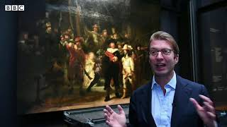 Rembrandts Night Watch is restored to its original glory [upl. by Tarsus]