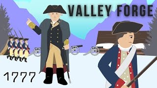 Valley Forge 1777 The American Revolution cartoon [upl. by Nolita]