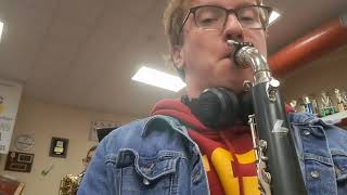 An alto clarinet plays sleigh ride [upl. by Eiral]