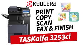 Kyocera TASKalfa 3253ci Product Review [upl. by Dinnage]