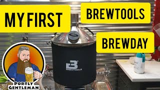 Brewtools B40 B80 Brewing System First Brewday [upl. by Aihsined]