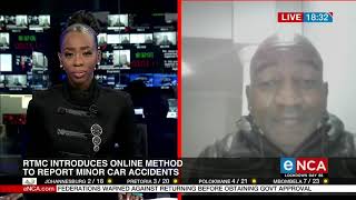 RTMC introduces online method to report minor accidents [upl. by Eneleh]