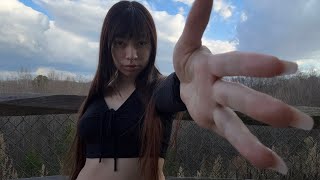 ASMR Visual Triggers  Hand Movements amp Sky Tracing [upl. by Retsila]