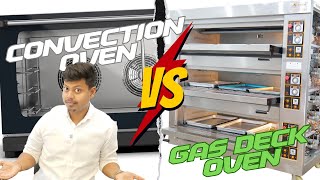 Gas Deck Oven vs Convection Oven 2023  Bakery Machine  Bakery Business [upl. by Lorianna]