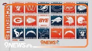 Broncos 2023 schedule announced [upl. by Emmit]