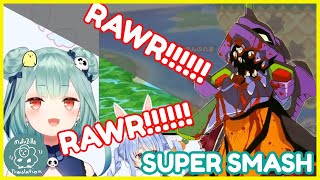 Rushia Screams Like Eva Unit 1 During Super Smash Brothers 【HololiveEng Sub】 [upl. by Odrarej493]